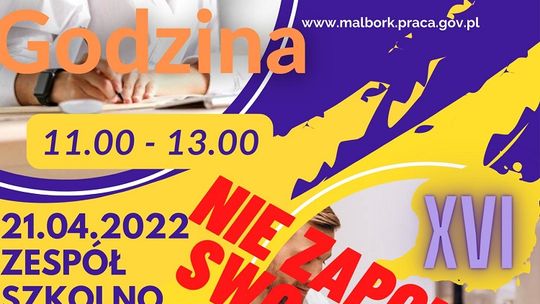 XVI Malborskie Targi Pracy. Zaprasza Powiatowy Urząd Pracy w Malborku.