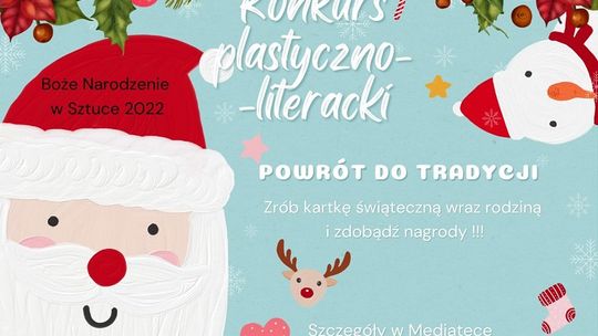 XXXII Festiwal Boże Narodzenie w Sztuce w Malborku. Zaproszenie do udziału w konkursie na najpiękniejszą kartkę świąteczną.