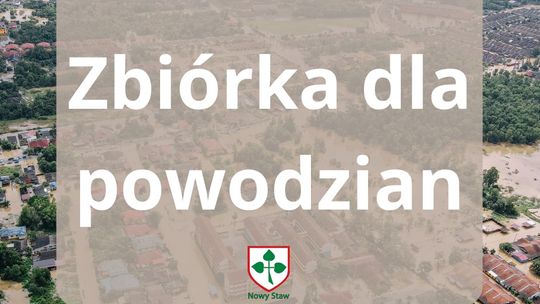 Zbiórka dla powodzian w Nowym Stawie