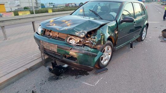 Zderzenie volkswagena z motocyklem. Malborska policja apeluje o ostrożność!