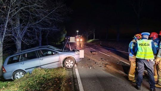 Zjechała na przeciwny pas i uderzyła w auto – sztumscy policjanci apelują o ostrożność na drodze!