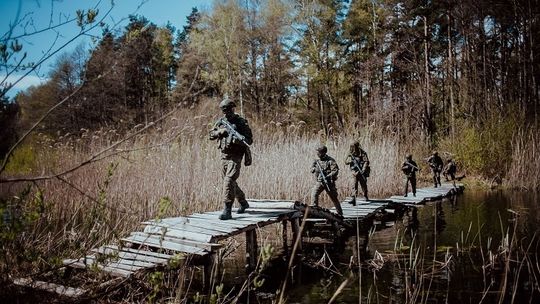 Żołnierze 7 Pomorskiej Brygady Obrony Terytorialnej szkolili się na Kociewiu