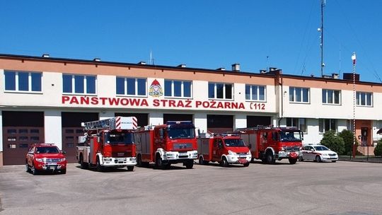 Życzenia od malborskich strażaków dla Radia Malbork