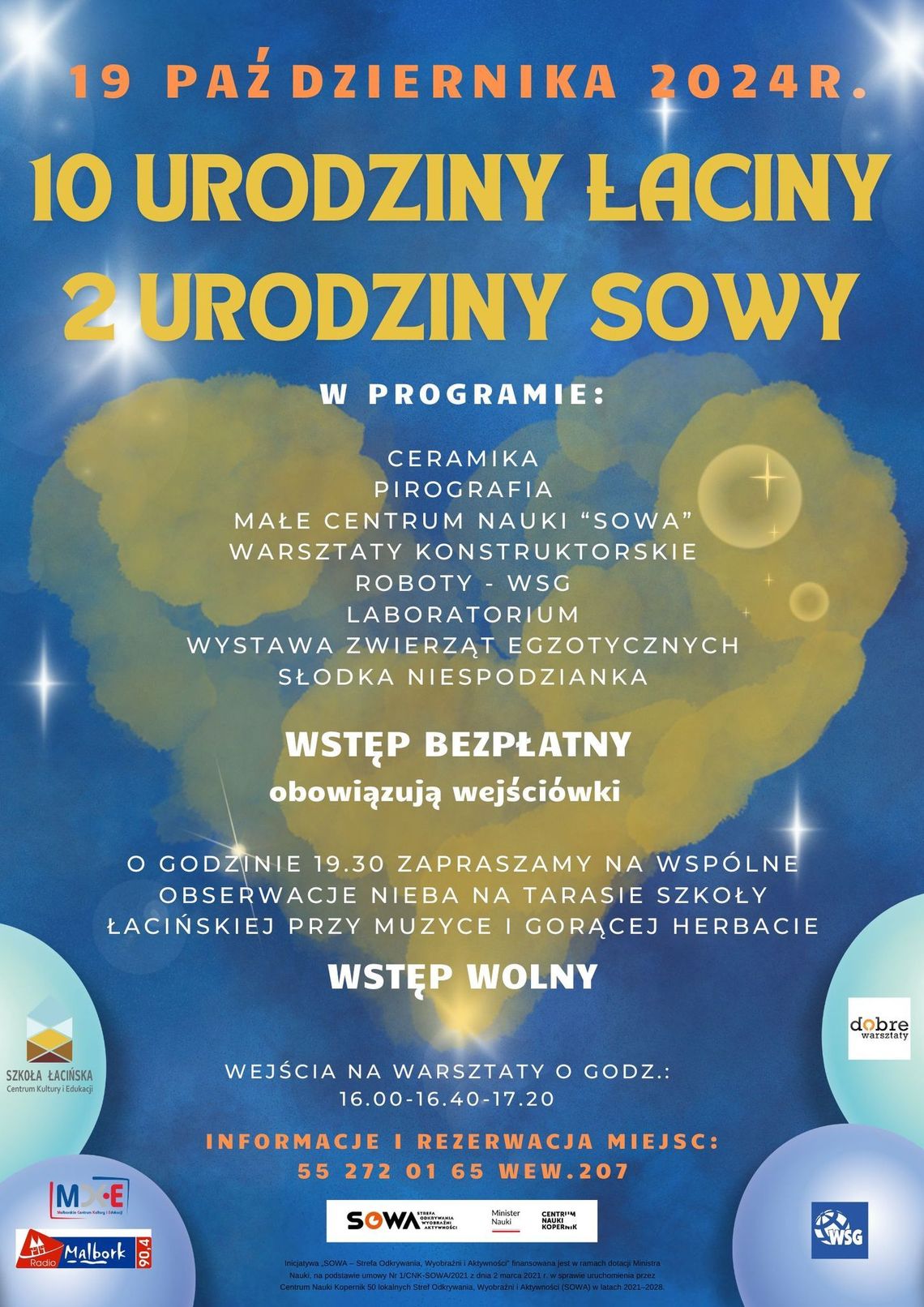 10. urodziny Szkoły Łacińskiej i 2. urodziny SOWY w Malborku