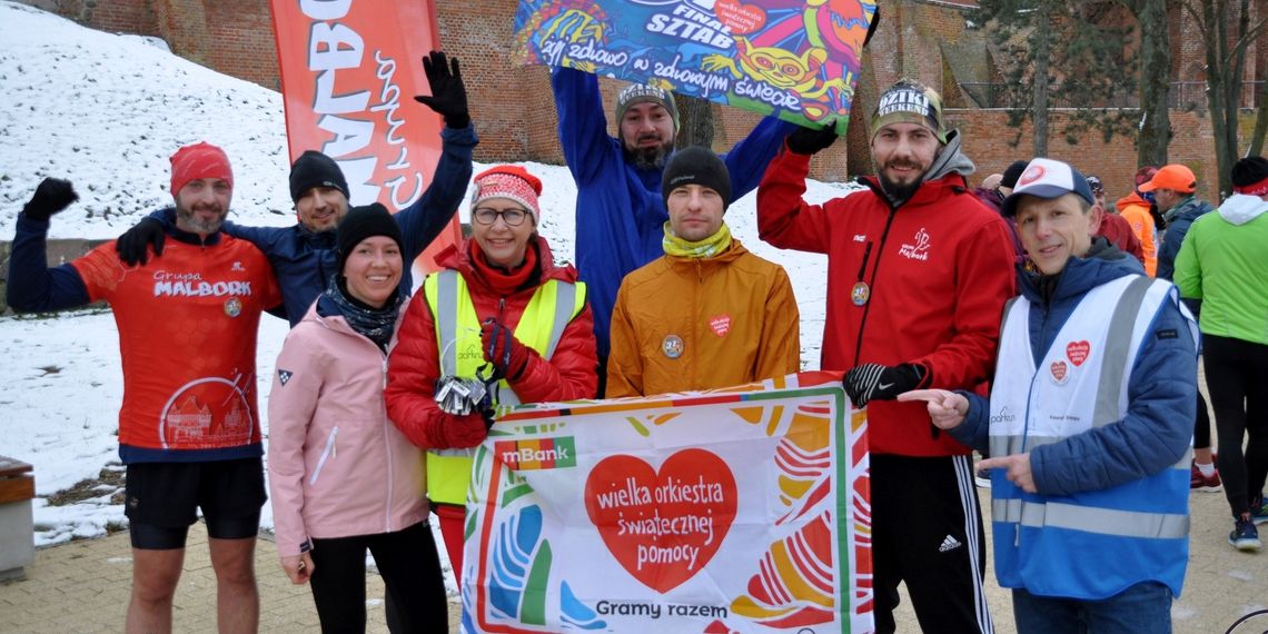 165 parkrun Zamek w Malborku gra dla WOŚP.