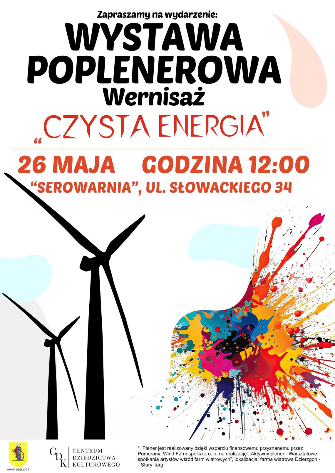 Dzierzgoń. Wernisaż poplenerowej wystawy pn. "Czysta Energia".