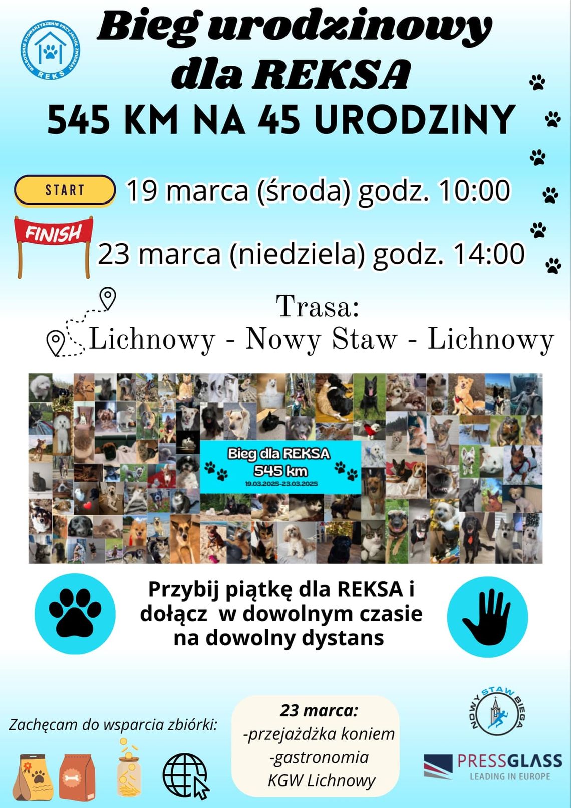 545 km na 45 urodziny, kolejna akcja charytatywna dla malborskiego "Reksa"