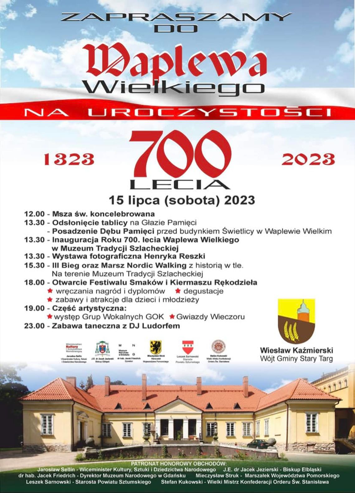 700-lecie Waplewa Wielkiego.