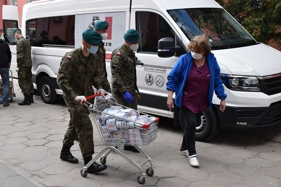 Akcja pomocy 7PBOT w malborskim szpitalu.