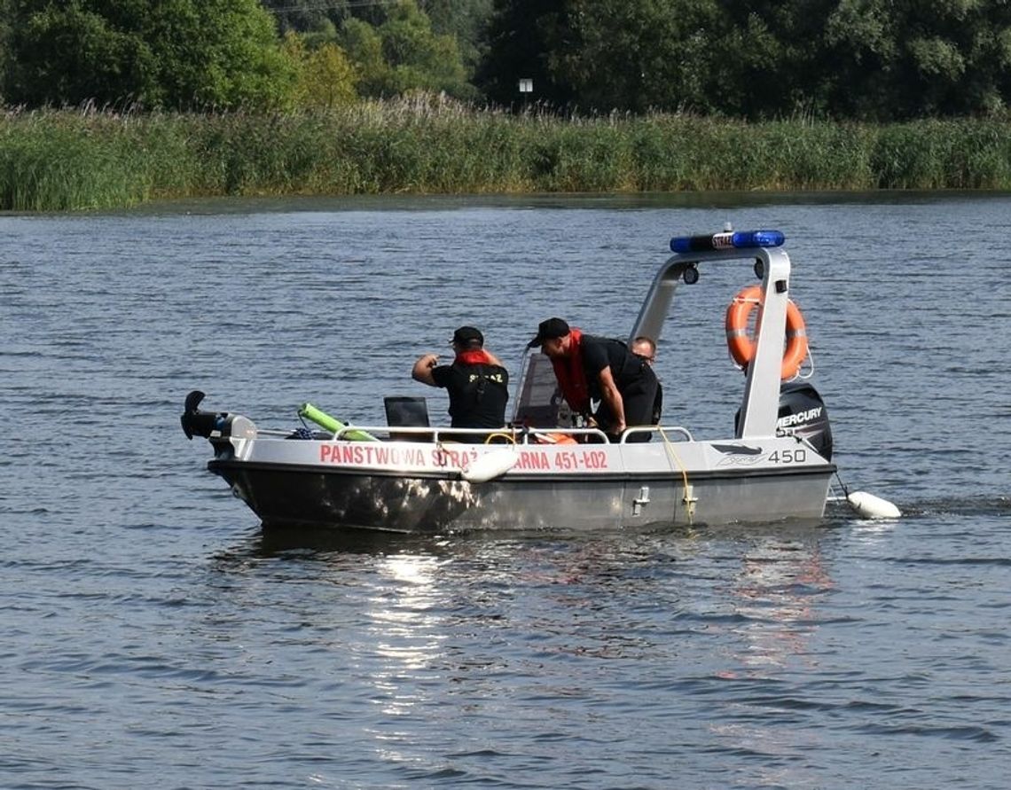 Akcja poszukiwawcza służb na wodach Nogatu