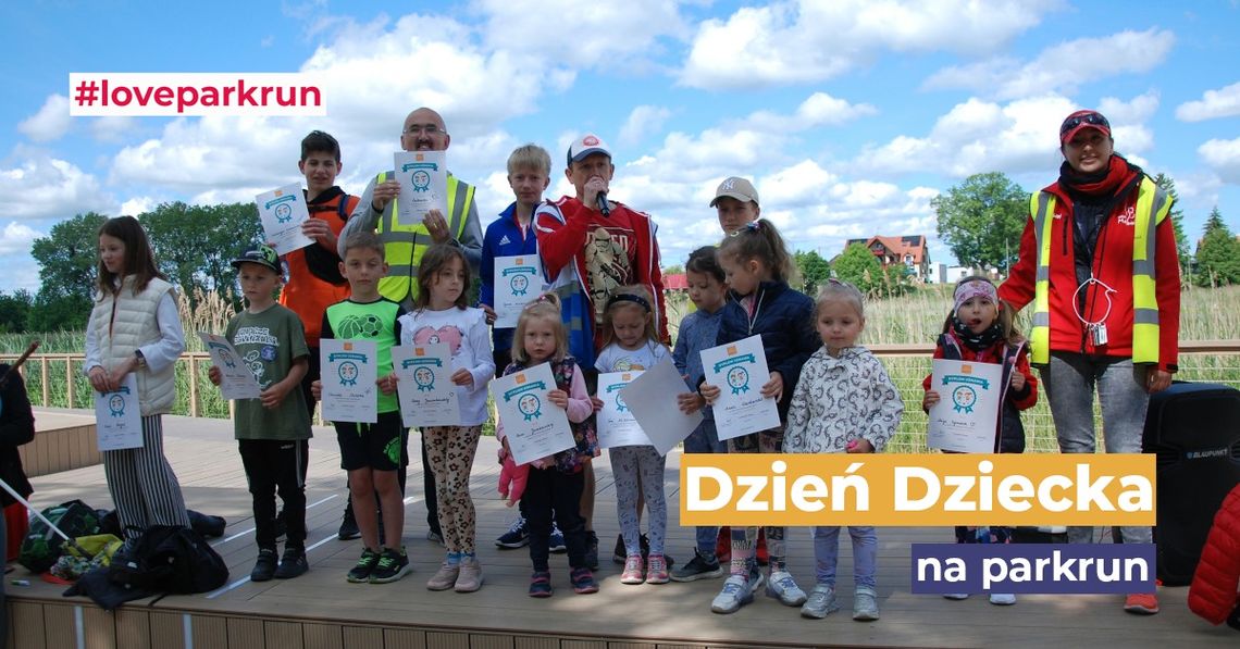 Aktywny Dzień Dziecka z parkrun Zamek w Malborku.