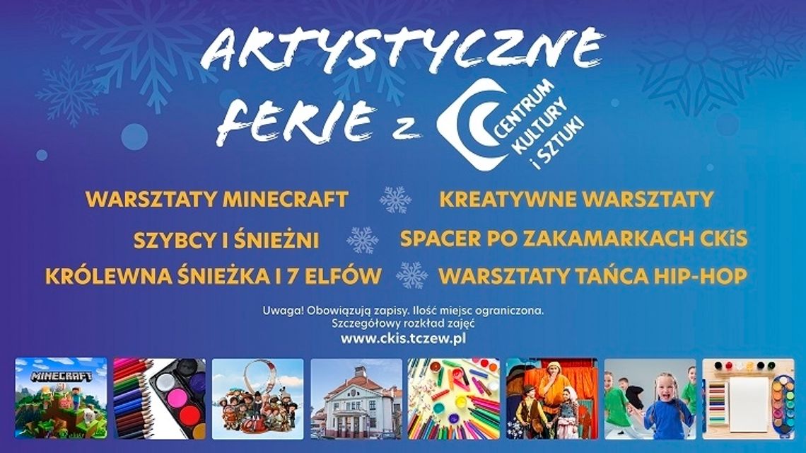 Artystyczne ferie z CKiS Tczew.