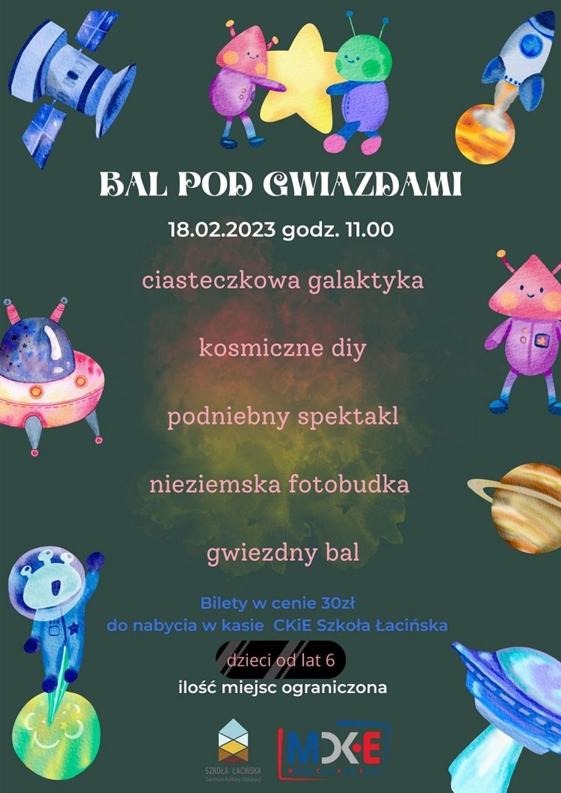 Bal pod gwiazdami dla dzieci w malborskiej Szkole Łacińskiej