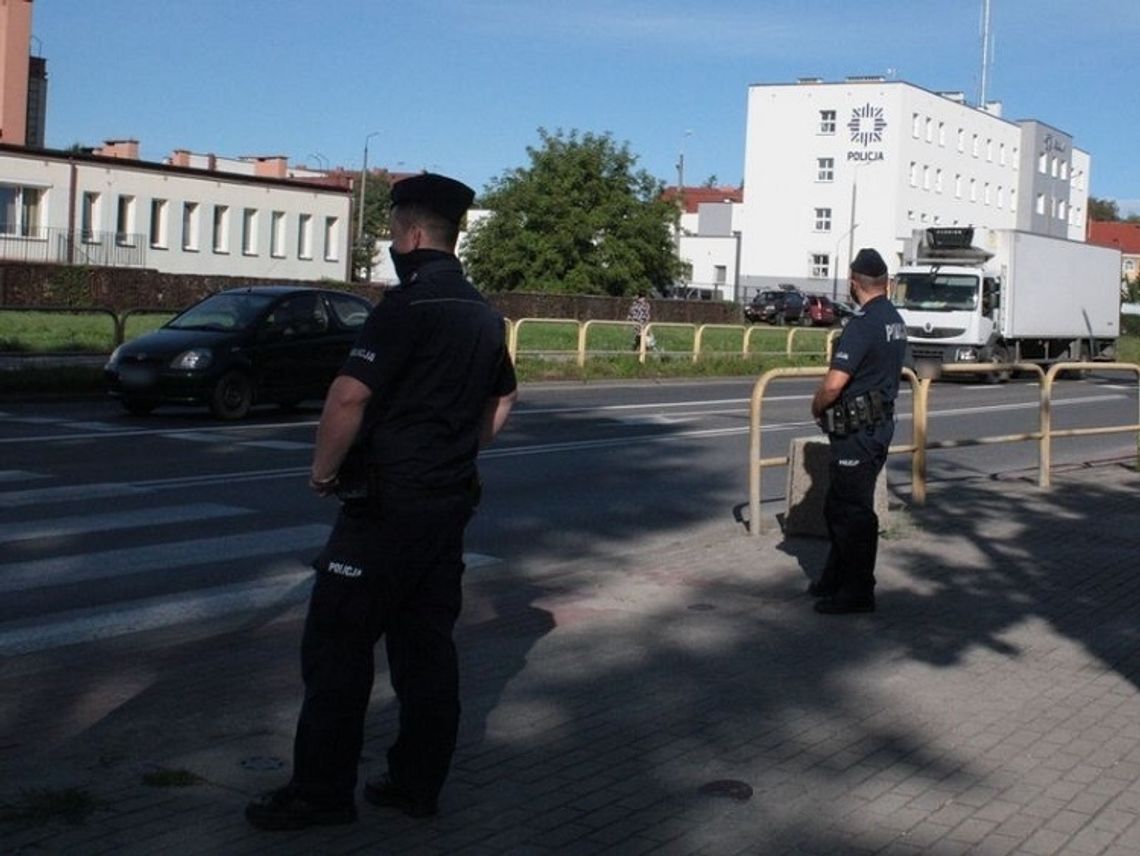 „Bezpieczna droga do szkoły” - akcja malborskich policjantów.