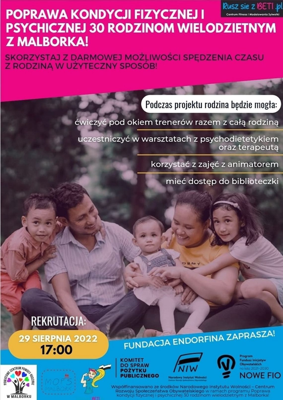 Bezpłatny program dla rodzin wielodzietnych z Malborka.