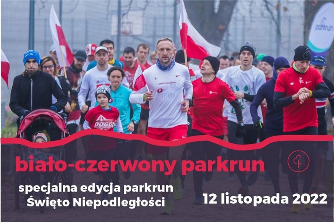 Biało - Czerwony parkrun w Malborku.