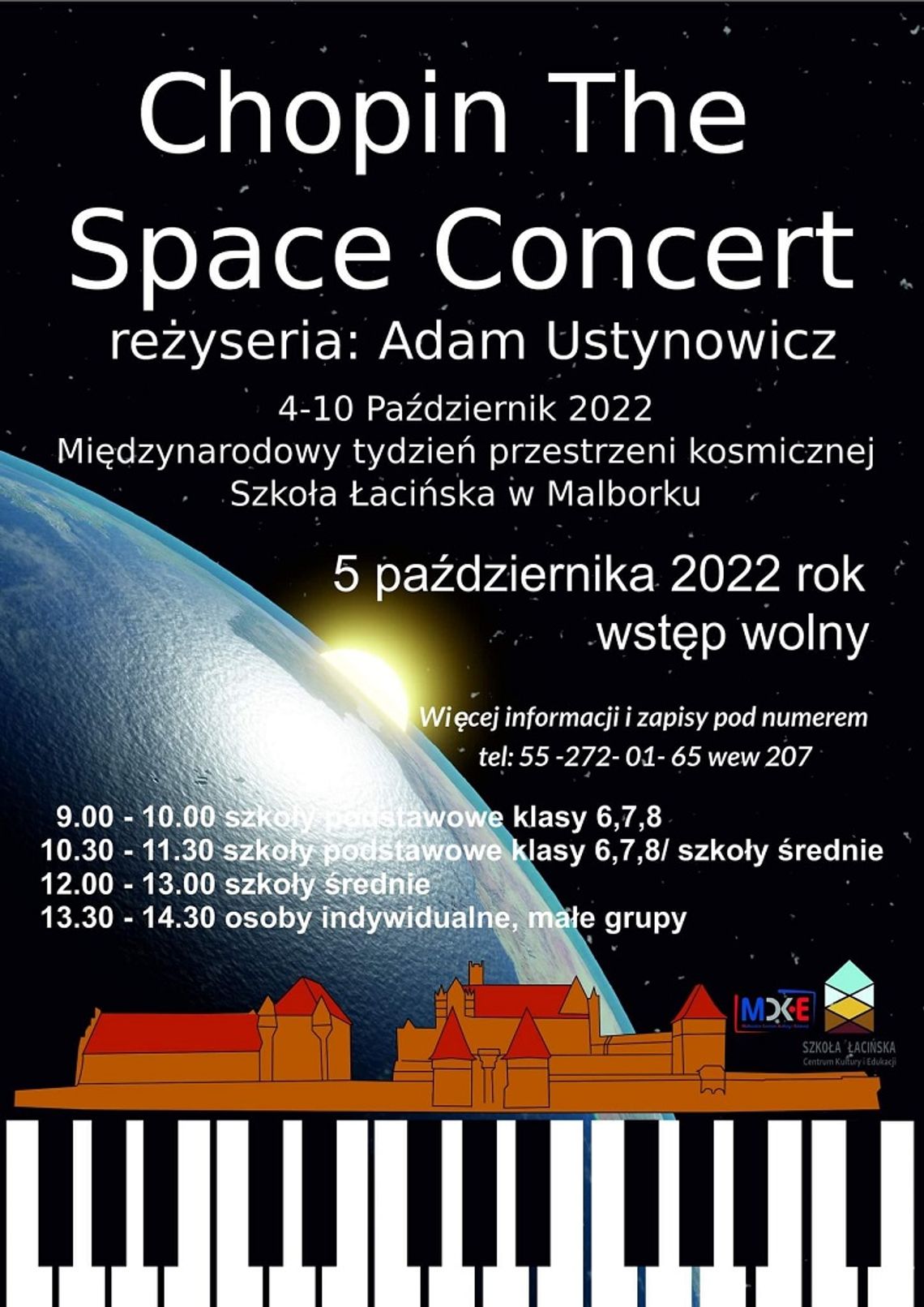 Chopin The Space Concert w malborskiej Szkole Łacińskiej