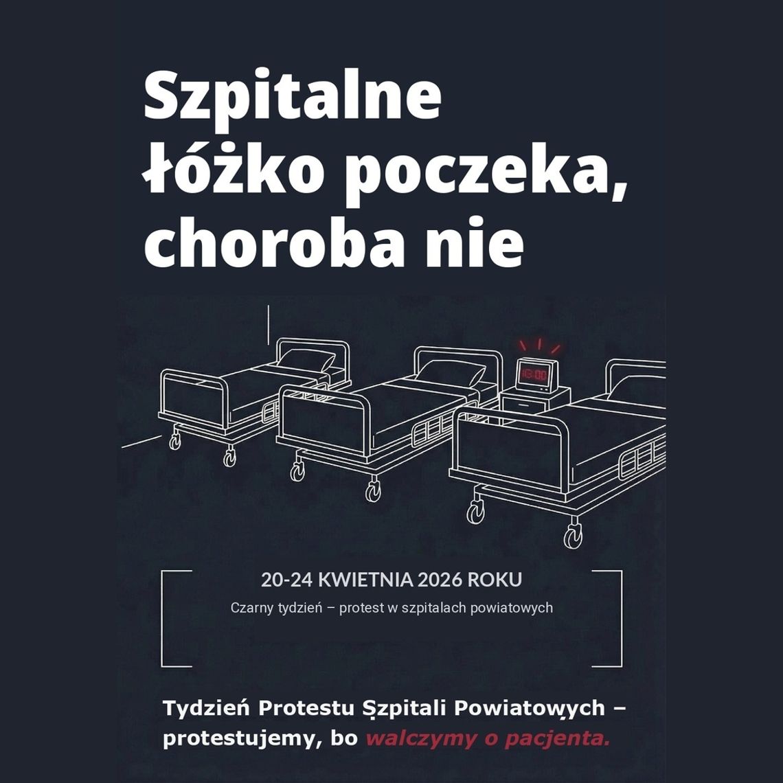 Czarny Tydzień Szpitali Powiatowych.