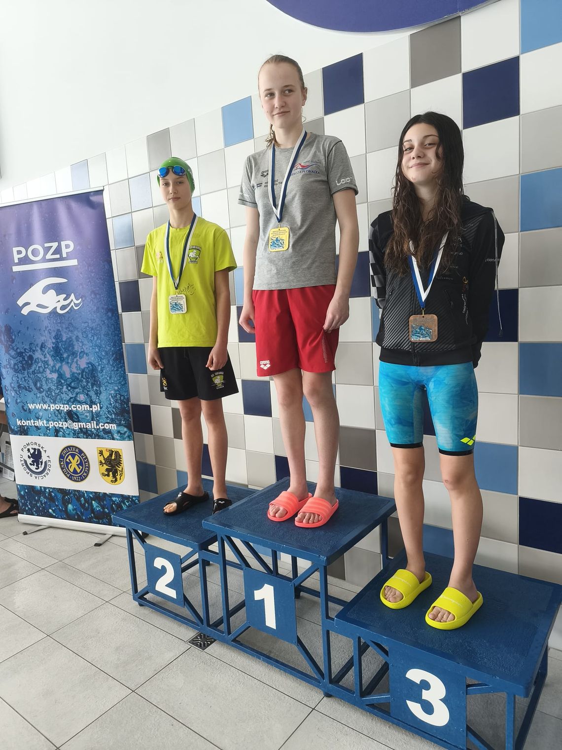Cztery złote medale malborskiej pływaczki na Międzywojewódzkich Mistrzostwach Młodzików.
