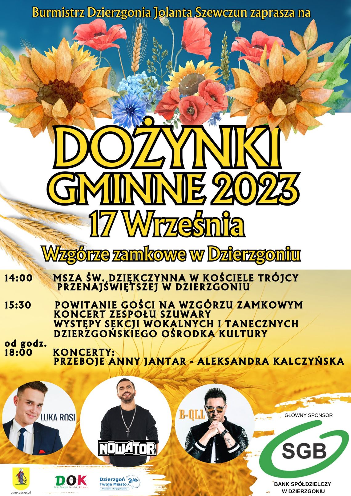 Dożynki Gminne 2023 w Dzierzgoniu.