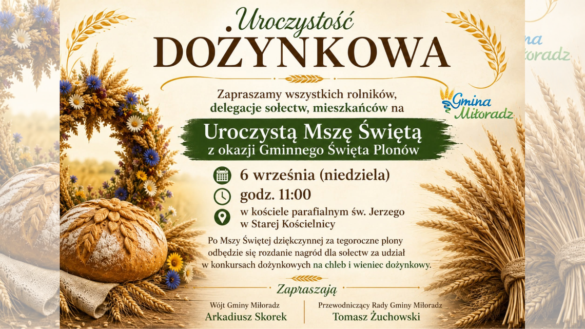 Dożynki gminne w Starej Kościelnicy już w niedzielę. Dożynki gminne w Starej Kościelnicy już w niedzielę.