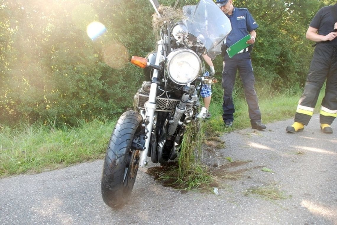 Dwa wypadki z udziałem motocyklistów w powiecie nowodworskim.