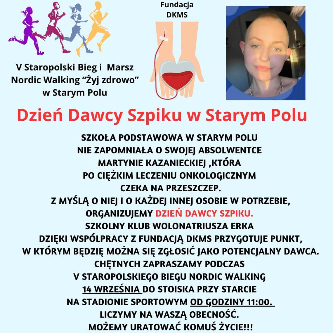 Dzień Dawcy Szpiku w Starym Polu.