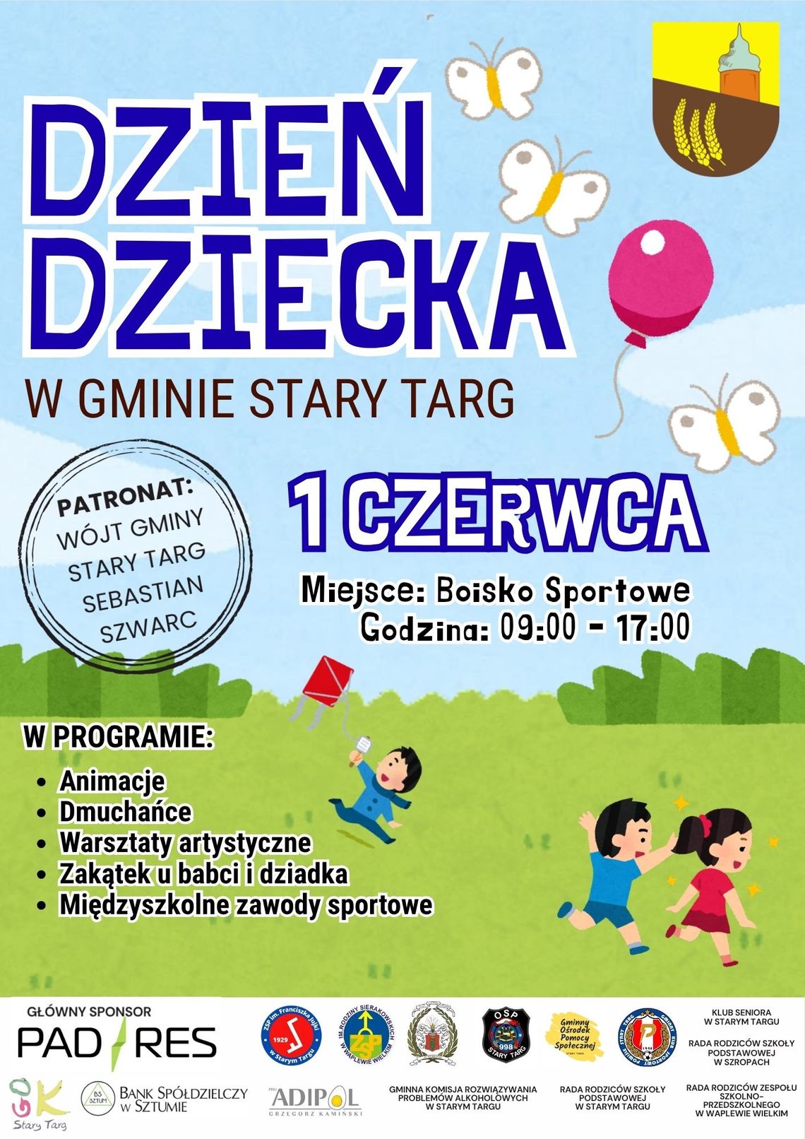 Dzień Dziecka w Gminie Stary Targ.