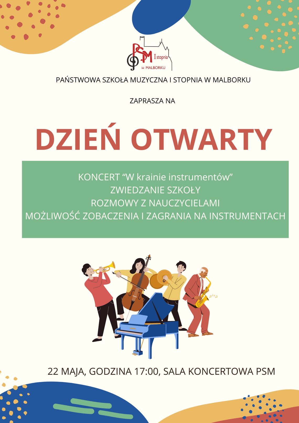 Dzień Otwarty w Szkole Muzycznej w Malborku.