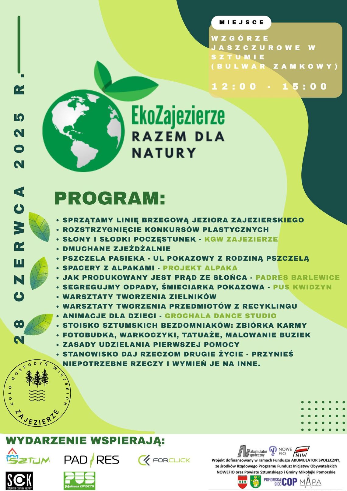 "EkoZajezierze – Razem dla Natury!" - festyn rodzinny.