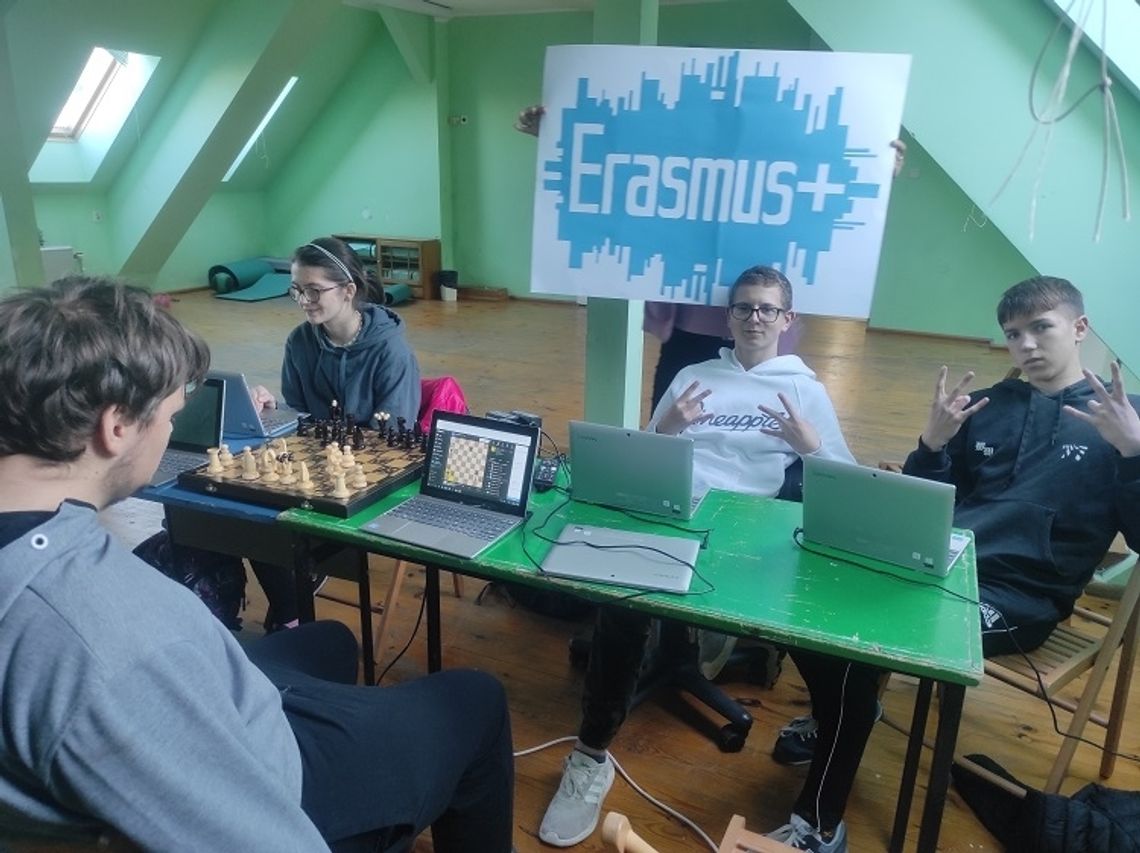 "Erasmus chess" w Technikum nr 3 w Malborku