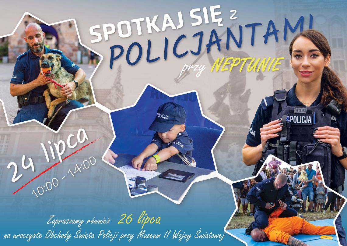 Event rodzinny dla mieszkańców Pomorza z okazji obchodów Święta Policji.