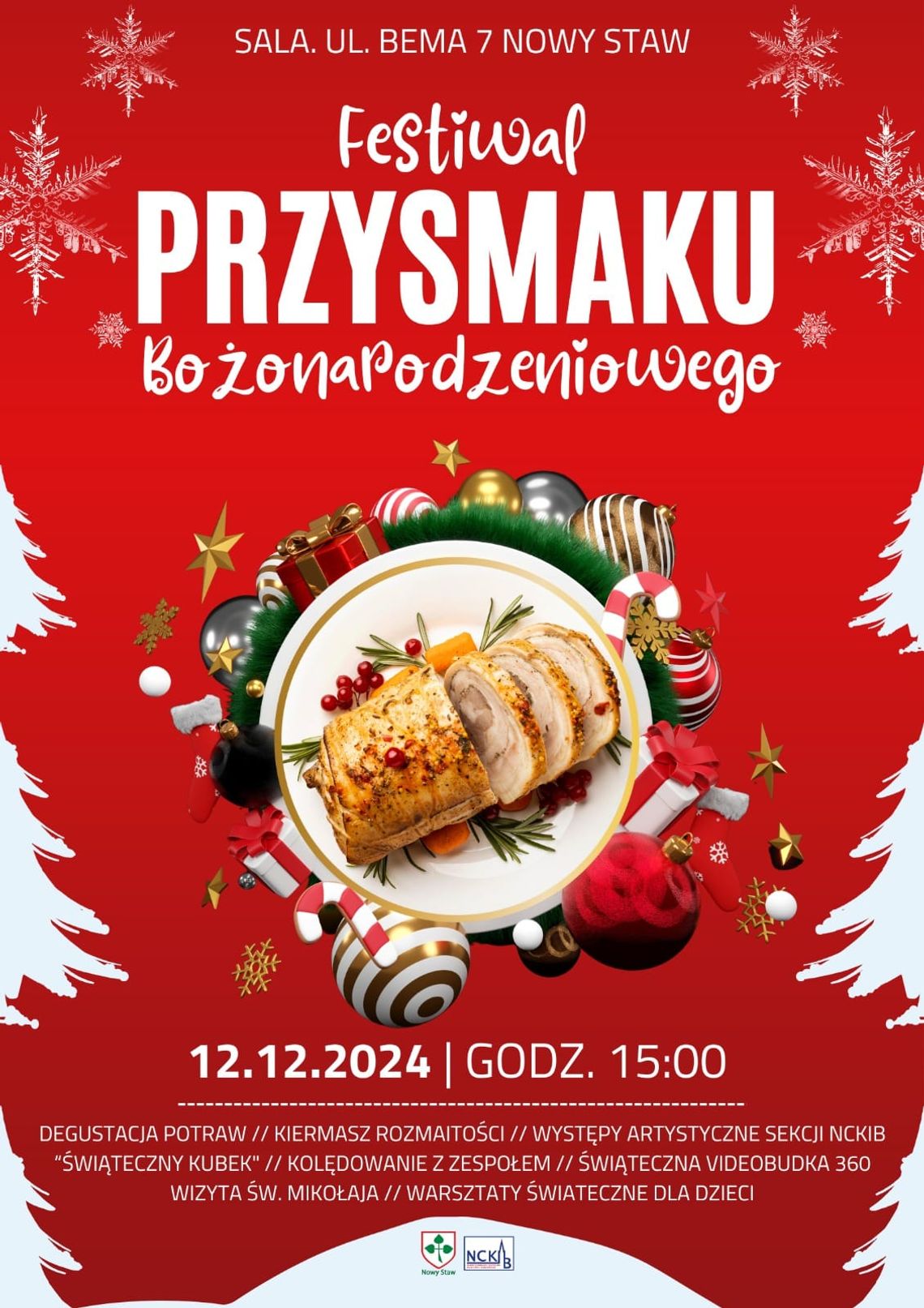 Festiwal Przysmaku Bożonarodzeniowego w Nowym Stawie.