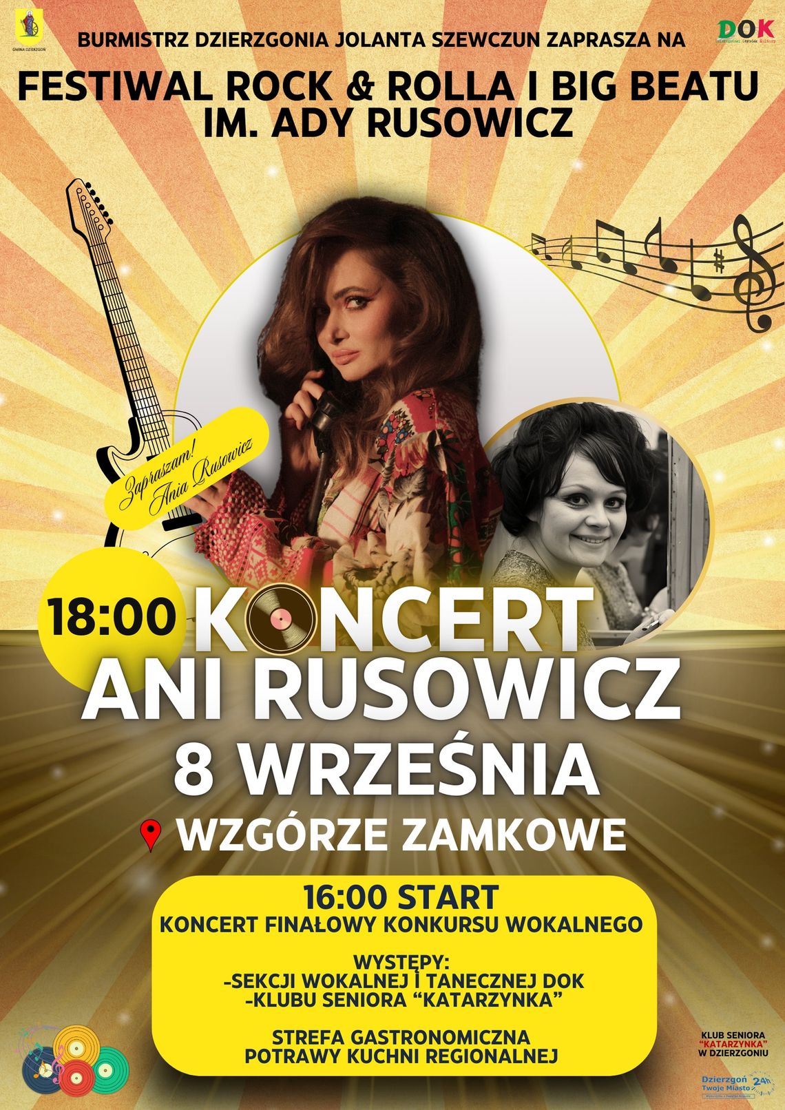 Festiwal Rock & Rolla i Big Beatu im. Ady Rusowicz w Dzierzgoniu.