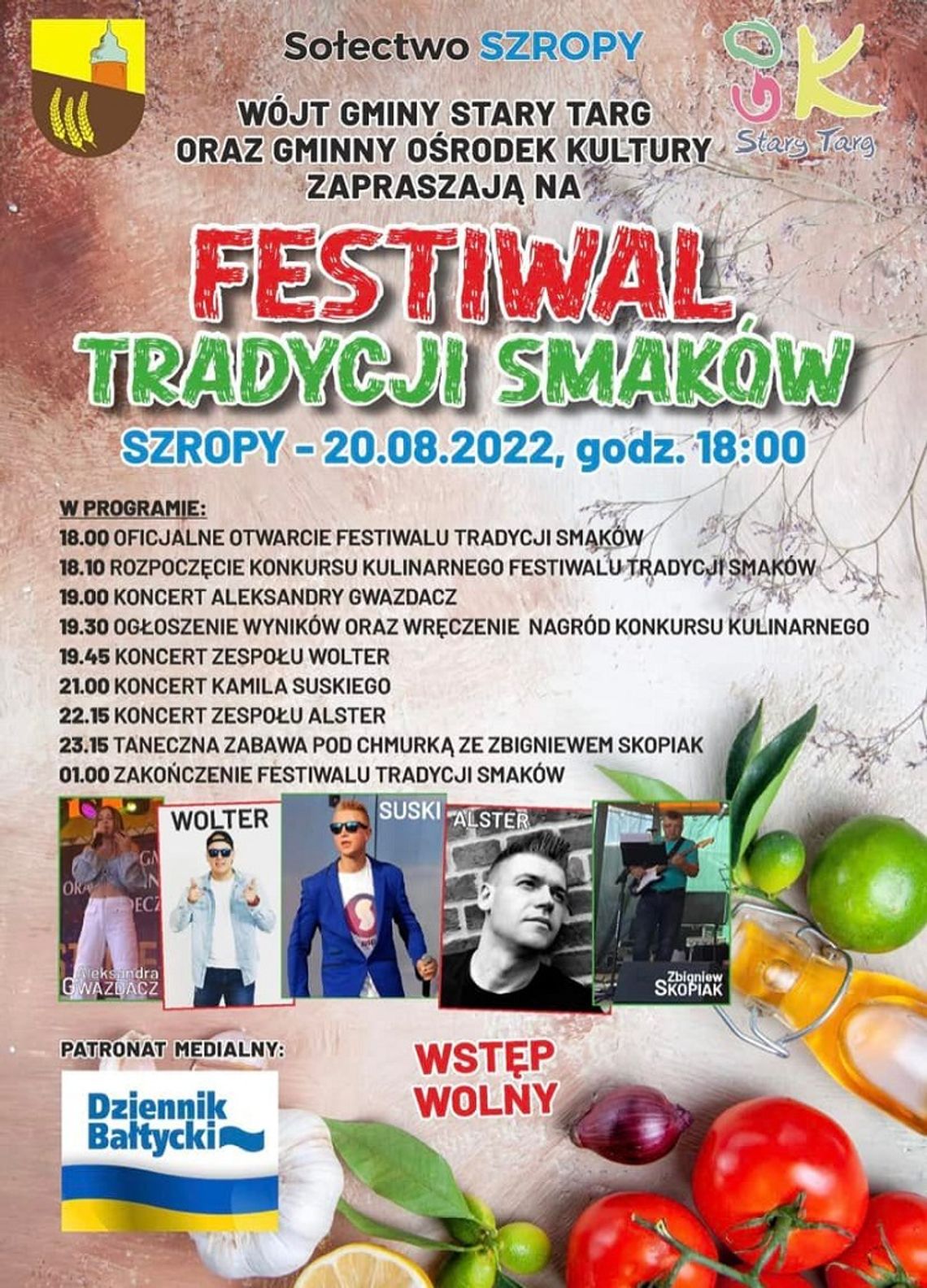 Festiwal Tradycji Smaków w Szropach.