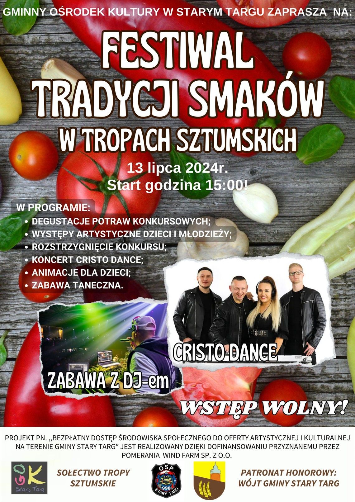 Festiwal Tradycji Smaków w Tropach Sztumskich.