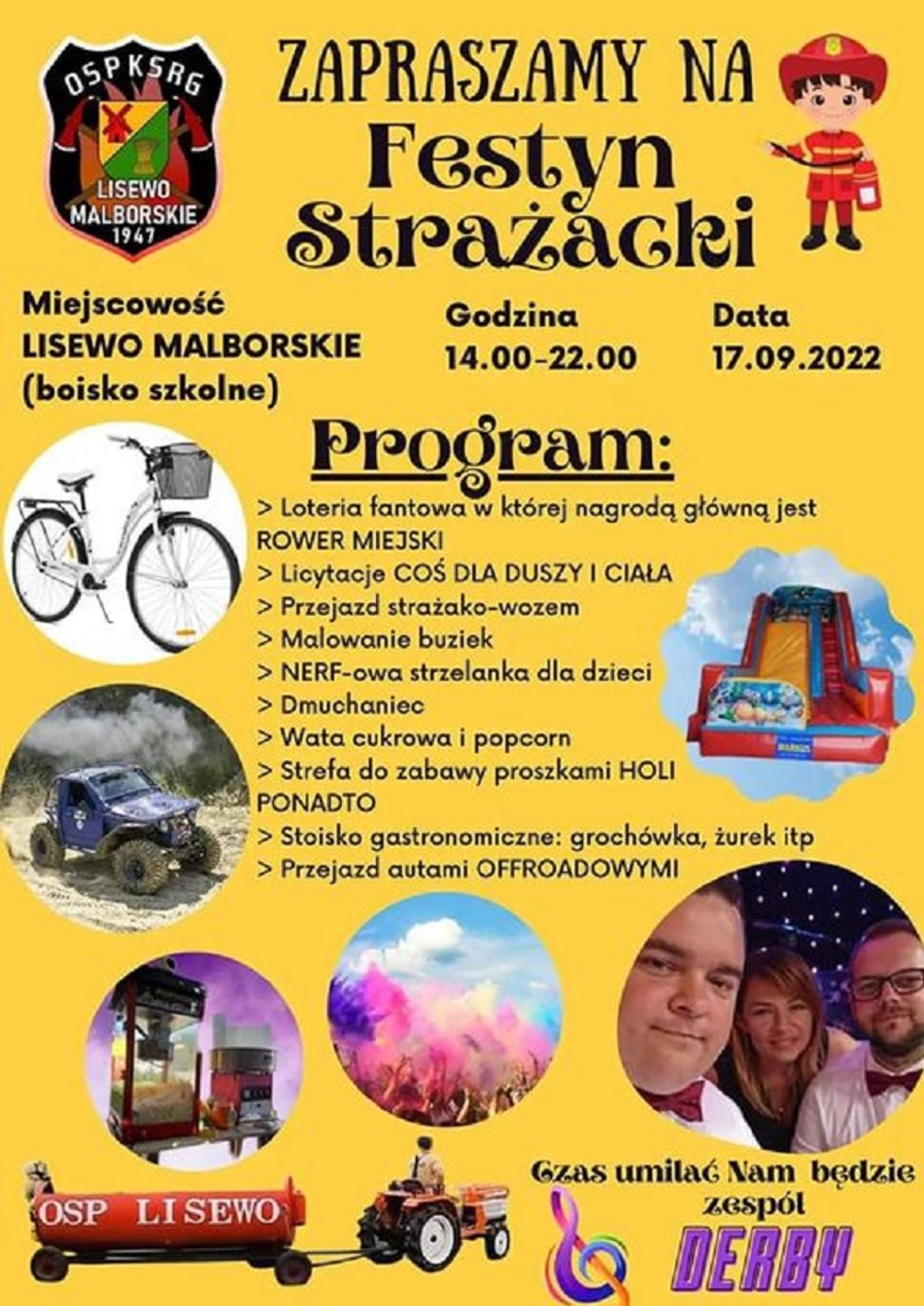 Festyn Strażacki w Lisewie Malborskim.