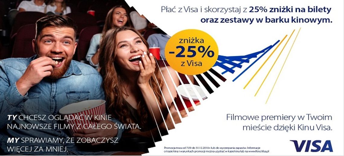 Filmowa energia na jesienne wieczory, czyli Objazdowe Kino Visa kontynuuje podróż po Polsce.