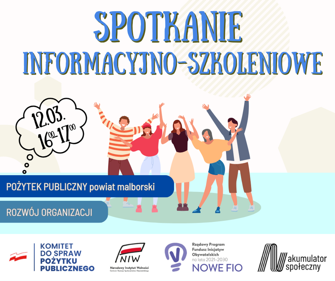 Fundusz Akumulator Społeczny 2025. Spotkania informacyjno-szkoleniowe w Malborku.