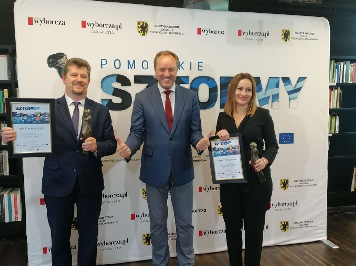 Gala Pomorskich Sztormów 2019 - Malbork otrzymał 2 statuetki 