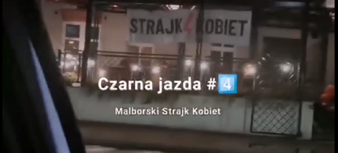 Głośno i pokojowo - "czarna jazda" po DK 55. Poniedziałkowy protest za nami. 