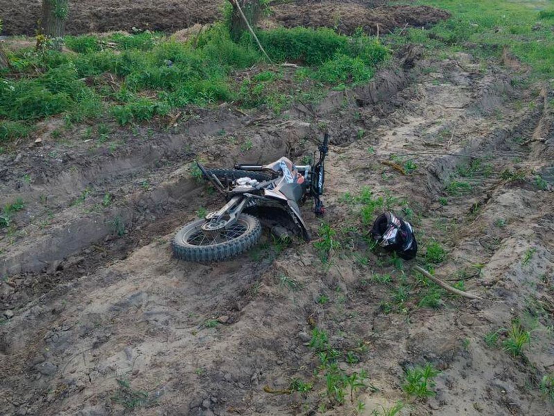 Gmina Miłoradz. Policyjny pościg za 16-latkiem kierującym motocyklem typu cross. Apel do rodziców.