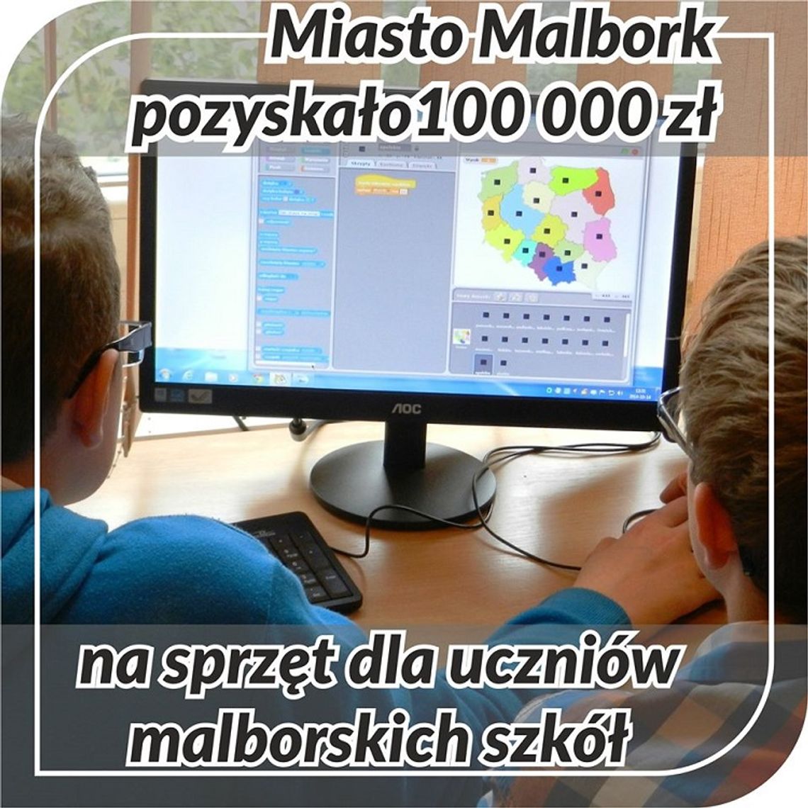 Grant dla Malborka na zakup sprzętu dla uczniów szkół podstawowych