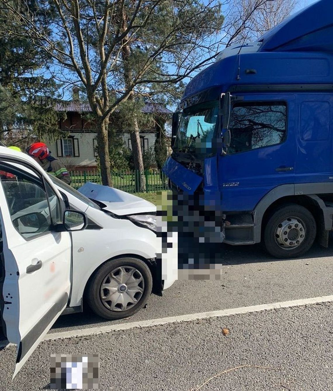 Groźny wypadek na drodze krajowej nr 22 w Starym Polu