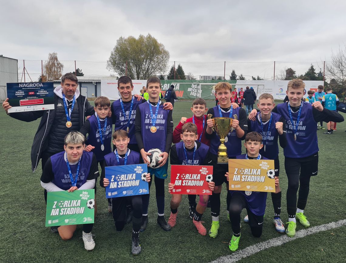 I miejsce w wojewódzkim finale turnieju "Z Orlika na Stadion" w kategorii U-15 dla SP nr 1 w Malborku.