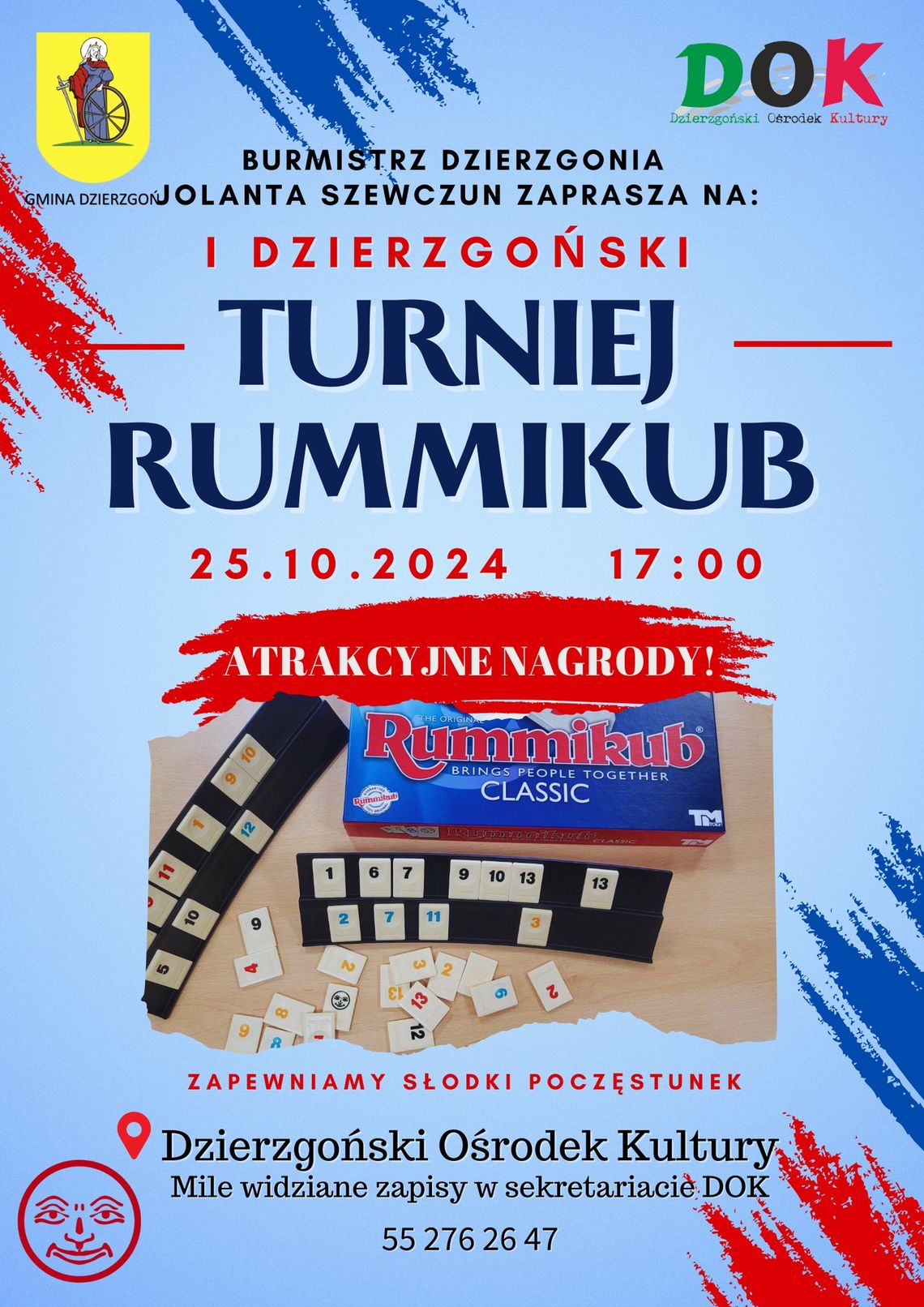 I Turniej Rummikub w Dzierzgoniu.