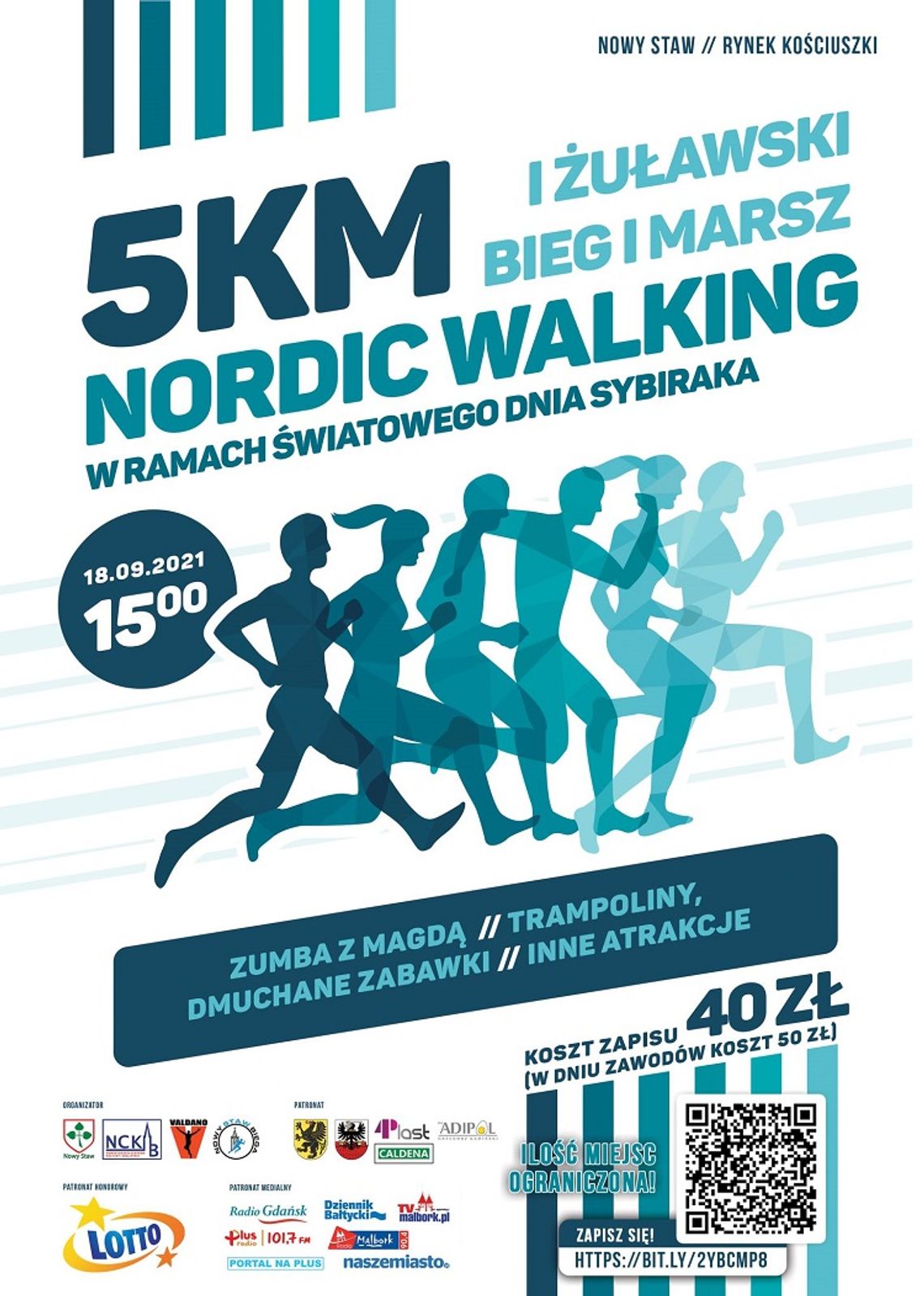I Żuławski Bieg i Marsz Nordic Walking w ramach Światowego Dnia Sybiraka w Nowym Stawie.