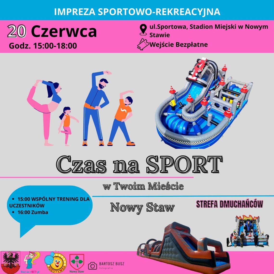 Impreza sportowo-rekreacyjna w Nowym Stawie