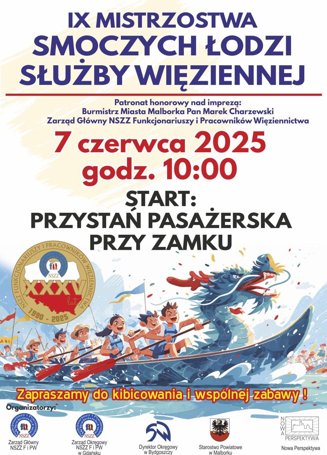 IX Mistrzostwa Smoczych Łodzi Służby Więziennej w Malborku.