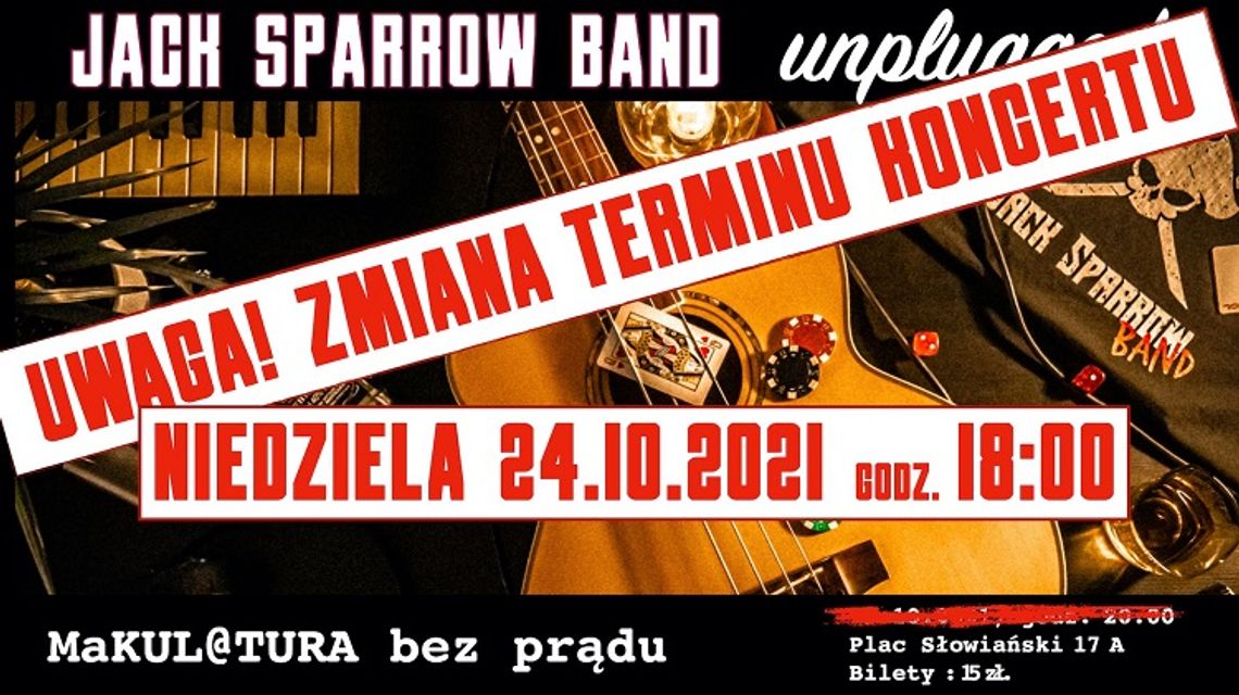 JACK SPARROW BAND unplugged w malborskiej MaKUL@TURZE